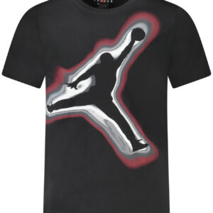 JORDAN T-SHIRT MANICHE CORTE BAMBINO NERO