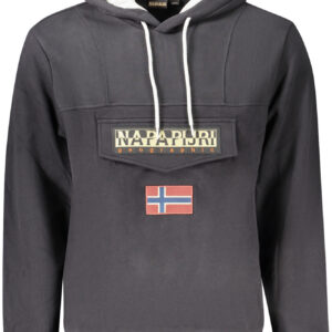 NAPAPIJRI FELPA SENZA ZIP UOMO NERO