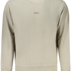 HUGO BOSS FELPA SENZA ZIP UOMO BEIGE