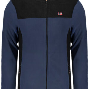 NORWAY 1963 FELPA CON ZIP UOMO BLU