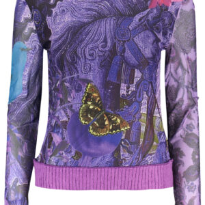 DESIGUAL MAGLIA DONNA VIOLA