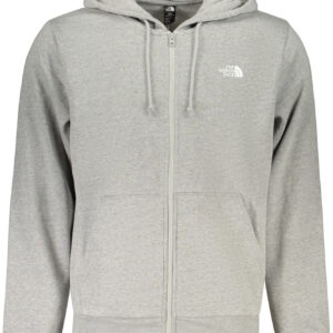 THE NORTH FACE FELPA CON ZIP UOMO GRIGIO