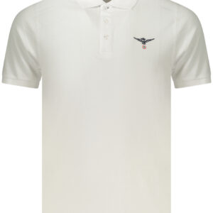 ACCADEMIA MILITARE POLO MANICHE CORTE UOMO BIANCO