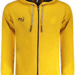 U.S. GRAND FELPA CON ZIP UOMO GIALLO