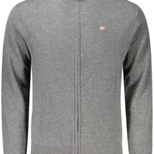 NAPAPIJRI CARDIGAN UOMO GRIGIO