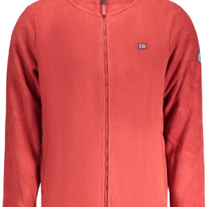 NORWAY 1963 FELPA CON ZIP UOMO ROSSO