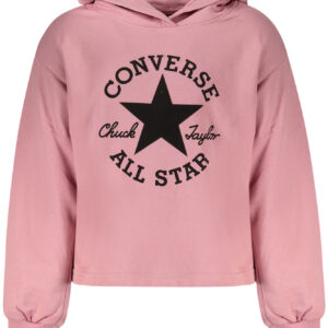 CONVERSE FELPA SENZA ZIP BAMBINA ROSA