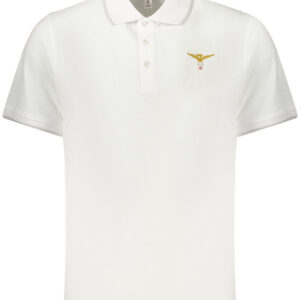 ACCADEMIA MILITARE POLO MANICHE CORTE UOMO BIANCO