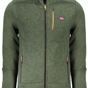 NORWAY 1963 FELPA CON ZIP UOMO VERDE