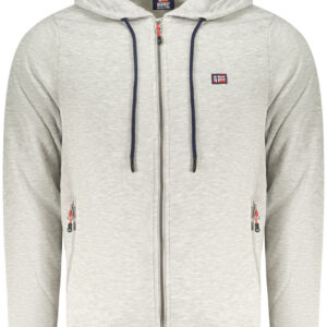 NORWAY 1963 FELPA CON ZIP UOMO GRIGIO