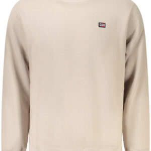 NORWAY 1963 FELPA SENZA ZIP UOMO BEIGE