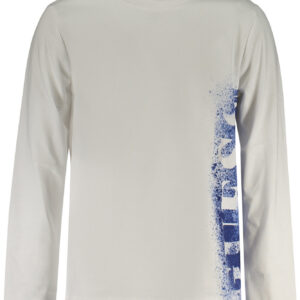 GUESS JEANS T-SHIRT MANICHE LUNGHE BAMBINO BIANCO