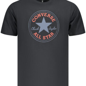 CONVERSE T-SHIRT MANICHE CORTE UOMO NERO