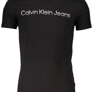 CALVIN KLEIN T-SHIRT MANICHE CORTE UOMO NERO