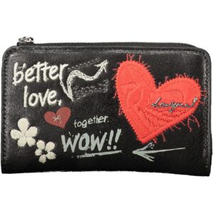 DESIGUAL PORTAFOGLIO DONNA NERO