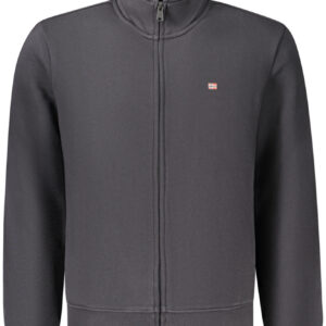 NAPAPIJRI FELPA CON ZIP UOMO NERO