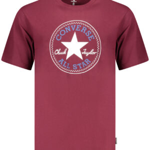 CONVERSE T-SHIRT MANICHE CORTE UOMO ROSSO