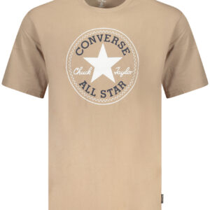 CONVERSE T-SHIRT MANICHE CORTE UOMO BEIGE