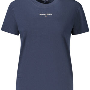 TOMMY HILFIGER T-SHIRT MANICHE CORTE DONNA BLU