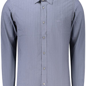 BOSS CAMICIA MANICHE LUNGHE UOMO BLU