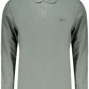 BOSS POLO MANICHE LUNGHE UOMO VERDE