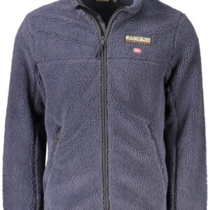 NAPAPIJRI FELPA CON ZIP UOMO BLU
