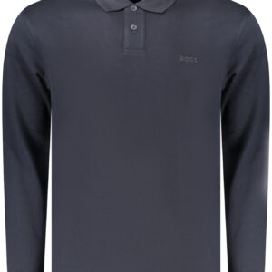 BOSS POLO MANICHE LUNGHE UOMO BLU