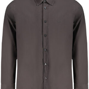 HUGO BOSS CAMICIA MANICHE LUNGHE UOMO NERO