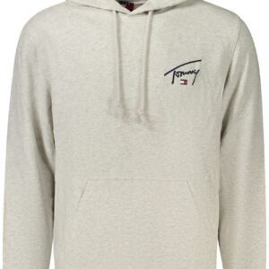 TOMMY HILFIGER FELPA SENZA ZIP UOMO GRIGIO