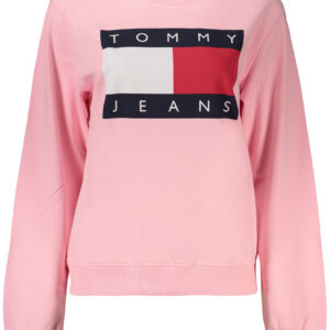 TOMMY HILFIGER FELPA SENZA ZIP DONNA ROSA
