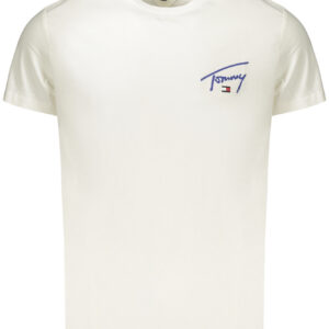 TOMMY HILFIGER T-SHIRT MANICHE CORTE UOMO BIANCO